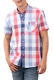 Рубашка мужская U.S. POLO Assn. G081SZ0040ROBERTO VR030 красная M