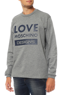 Толстовка мужская Love Moschino M 6 518 01 M 3875 B922 серая XXL