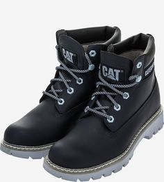 Ботинки женские Caterpillar синие