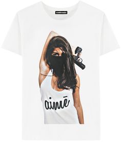 Футболка мужская ALEXANDER KONASOV "Bad Girl" белая 3XL