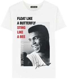 Футболка мужская ALEXANDER KONASOV "Float like a butterfly" белая XXL