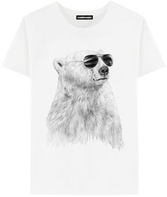 Футболка мужская ALEXANDER KONASOV "Bear" белая 3XL