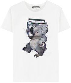 Футболка мужская ALEXANDER KONASOV "Коала" белая XL