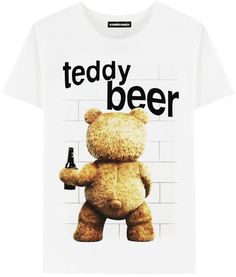 Футболка мужская ALEXANDER KONASOV "Teddy Beer" белая 3XL