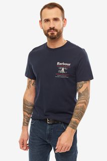 Футболка мужская Barbour синяя