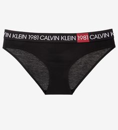 Трусы-слипы женские Calvin Klein Underwear черные