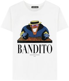 Футболка мужская ALEXANDER KONASOV "Bandito" белая 3XL