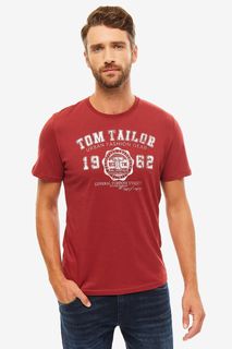 Футболка мужская TOM TAILOR красная
