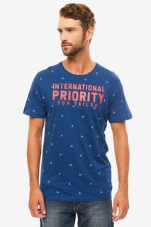 Футболка мужская TOM TAILOR синяя