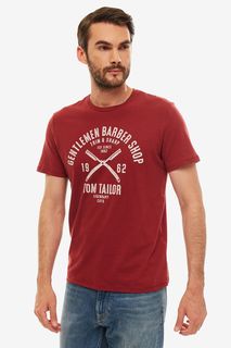 Футболка мужская TOM TAILOR красная