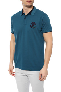 Поло мужское Roberto Cavalli FST643A-20804008 синее XL