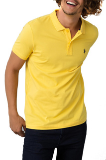 Поло мужское U.S. POLO Assn. G081GL0110GTP04IY8 VR004 желтое 3XL