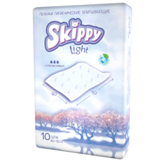 Гигиенические пеленки детские Skippy Light, р-р 60x90 (10шт.)