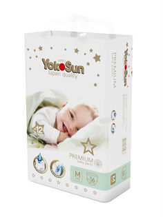 Подгузники-трусики YokoSun Premium M (6-10 кг) 56 шт