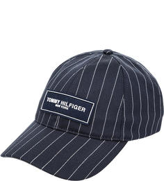 Бейсболка мужская Tommy Hilfiger AM0AM04312 901 pin stripes, синий