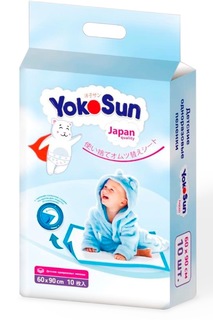Детские одноразовые пеленки YokoSun 60*90 10 шт.