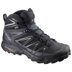 Ботинки мужские Salomon X Ultra 3 Mid GTX, black/india ink/monument, 7.5 UK