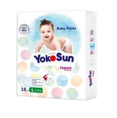Подгузники-трусики YokoSun L (9-14 кг) 18 шт.