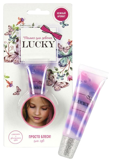 Детский блеск для губ Lucky Только для девочек Гранатовый десерт