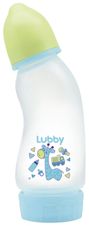 Бутылочка для кормления Lubby Антивздутик с молочной соской, 250 мл
