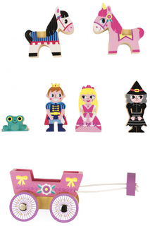 Деревянная игрушка Janod Маленькие истории Принцессы J08516