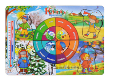 Развивающая игрушка 1TOY Календарь природы