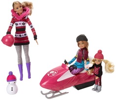 Куклы Barbie Барби Сестры на зимнем воздухе FDR73