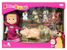 Игровой набор Simba Кукла Маша с друзьями животными 9301020