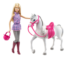 Игровой набор Barbie Doll & Horse DHB68