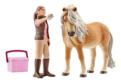 Schleich Игровой набор Schleich Конюх и исландский пони 41431
