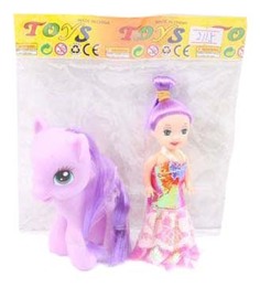 Игровой набор Shantou Gepai Пони с куклой