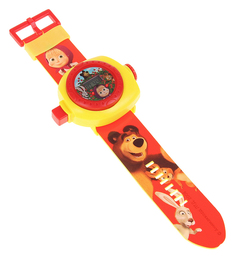 Интерактивная игрушка УМКА Часы Маша и медведь с проекцией