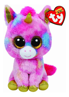 Мягкая игрушка TY Beanie Boos Единорог Fantasia 15 см