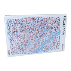 Пазлы Piatnik Вена, иллюстрированная карта, 1000 деталей, 548444