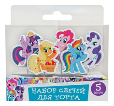 Набор свечей на палочках 5 шт my little pony наборы свечей Росмэн 33012