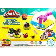 Набор теста для лепки Color-mud +8 баночек теста