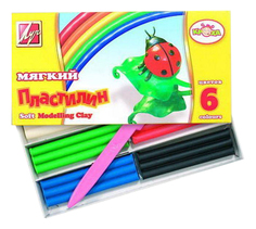 Пластилин ЛУЧ Кроха 6 цветов