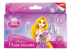 Пластилин принцессы 6 цветов Lori Плд-001