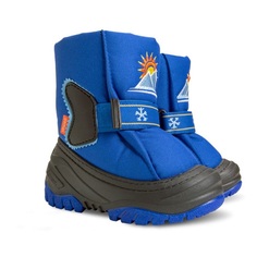 Сапоги Demar sunrise синий натуральная овчина липучкаучка р.24-25