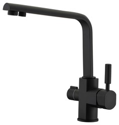 Смеситель для кухни Kaiser Decor 40144-9 с подключением к фильтру Black