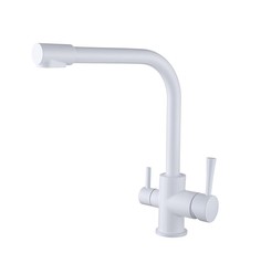 Смеситель для кухни Kaiser Merkur 26044-10 с подключением к фильтру White