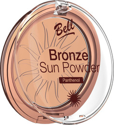 Пудра бронзирующая с пантенолом BELL Bronze Sun Powder Panthenol, тон 24 Светло-розовый