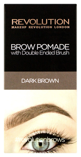 Помада для бровей Makeup Revolution Brow Pomade - Dark Brown 2,5 г