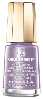 Лак для ногтей Mavala Shimmer violet тон 195