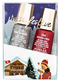 Набор из 2-х лаков для ногтей Mavala Kit Miss Festive
