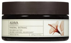 Масло для тела Ahava Mineral Botanic Rich Body Butter Гибискус и Инжир, 235 гр