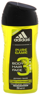 Гель для душа Adidas Pure Game мужской 250мл