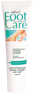 Крем-пудра для ног антисептическая дневная Belita Foot Care Антимикробный эффект 100 мл Bielita