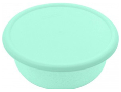Миска Plast Team, 2,1л, круглая, с крышкой, мятный