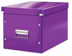 Короб Leitz Click&Store, куб, L, фиолетовый 61080062